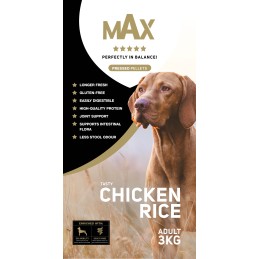 Max Adult geperste brokken kip & rijst 3kg