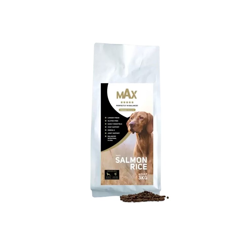 Max Adult geperste brokken zalm & rijst 3kg