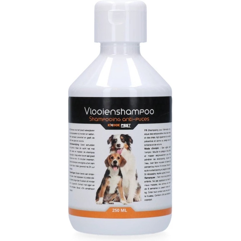 Knock Pest Vlooienshampoo honden en katten 250ml