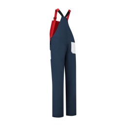 Tuinbroek 3-kleur navy/wit/rood