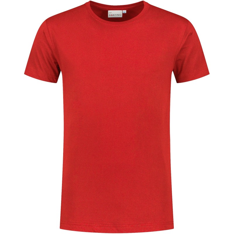 T-Shirt Jace ronde hals rood