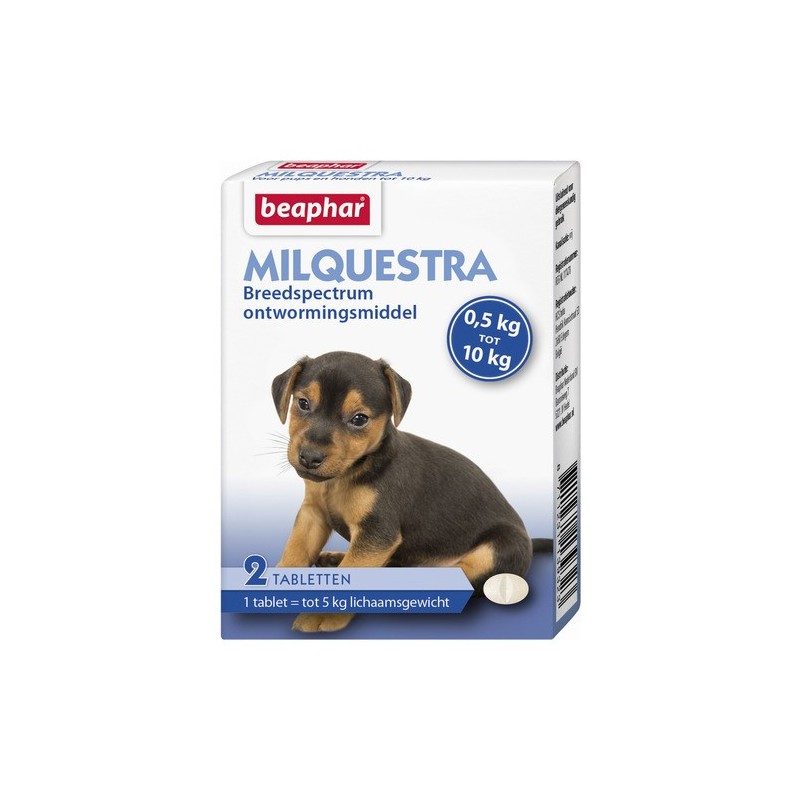 Milquestra pup 2 tabletten Rund