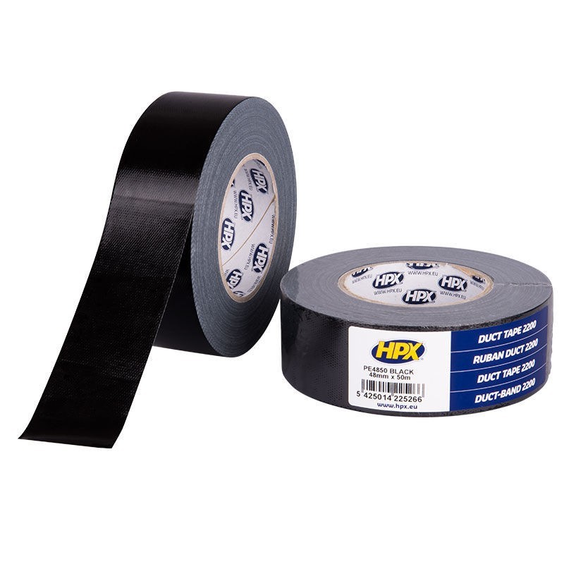 DUCT tape 2200 zwart 48mm x 50m