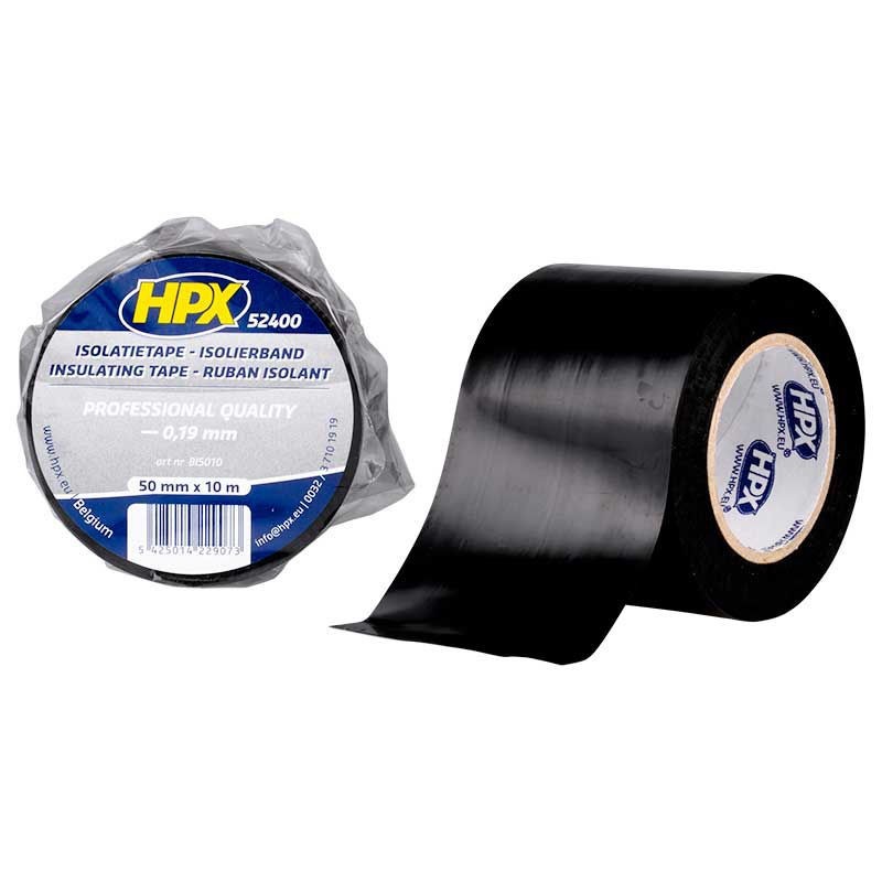 Isolatietape 52400 zwart 50mm x 10m