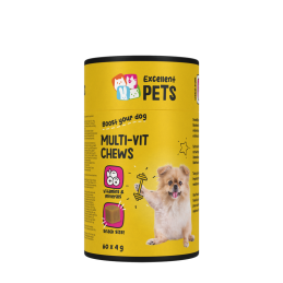 Multi-Vit Chews 60 stuks Excellent Pets