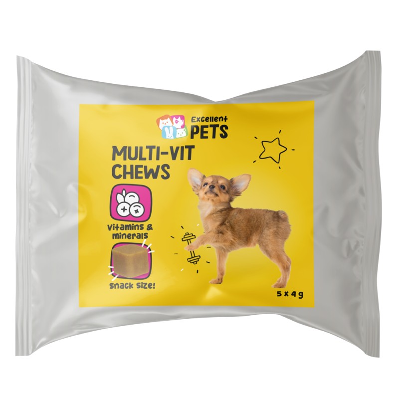 Multi-Vit Chews 5 stuks Excellent Pets