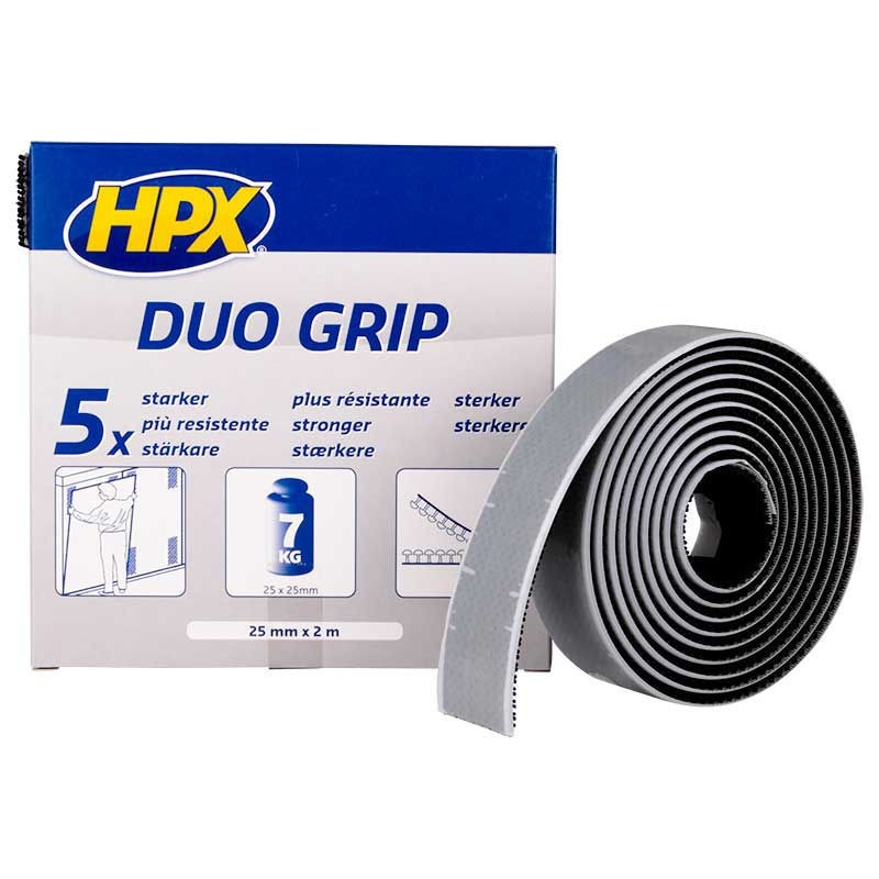 Duo grip klikband zwart 25mm x 2m