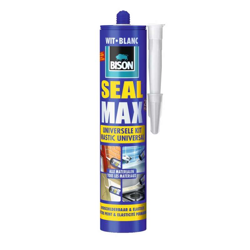 Bison afdichtingskit Seal Max Wit 280 ml