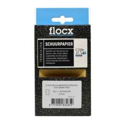 Flocx Schuurpapier Stroken 81 x 133 mm Korrel P100 5 stuks