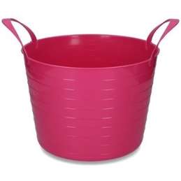 Flexibele emmer roze 14L