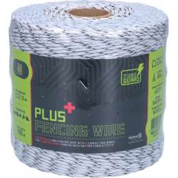 ZoneGuard Plus afrasteringsdraad 3 mm wit en zwart 400 m