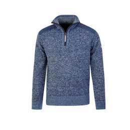 Björnson gebreide pullover Liam gevoerd donkerblauw