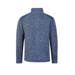 Björnson gebreide pullover Liam gevoerd donkerblauw