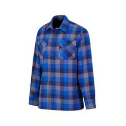 Flaneloverhemd Dawson ruit blauw/zwart Storvik