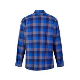 Flaneloverhemd Dawson ruit blauw/zwart Storvik