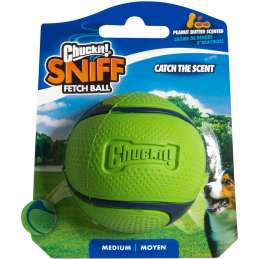 Chuckit Sniff Fetch Ball M met pindakaasgeur