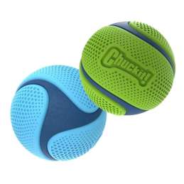 Chuckit Sniff Fetch Ball M 2 stuks met pindakaas en bacongeur