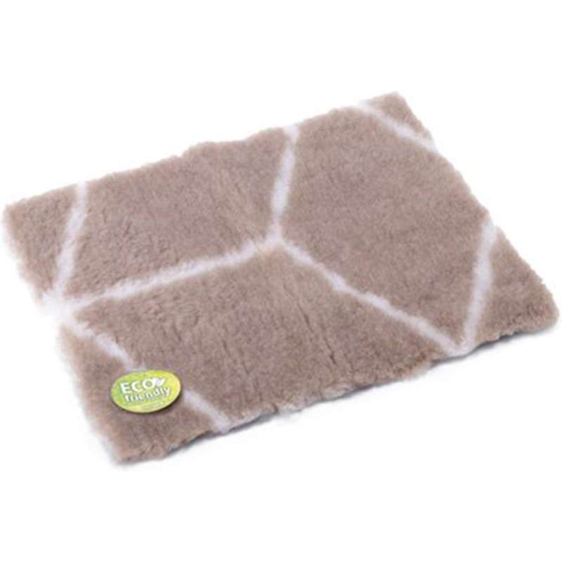 Beeztees Eco benchkussen beige/wit 49 x 36cm