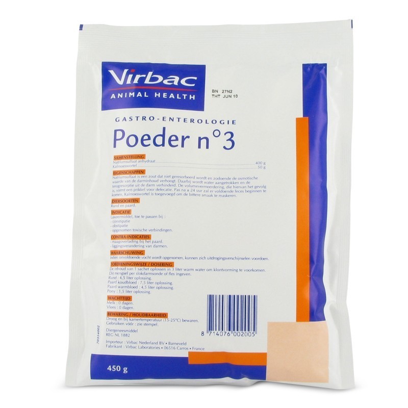 Poeder no. 3 10x450gr