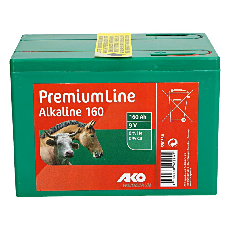 Ako alkaline batterij 9V 160ah