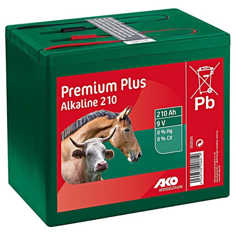 Ako alkaline batterij 9V 210ah