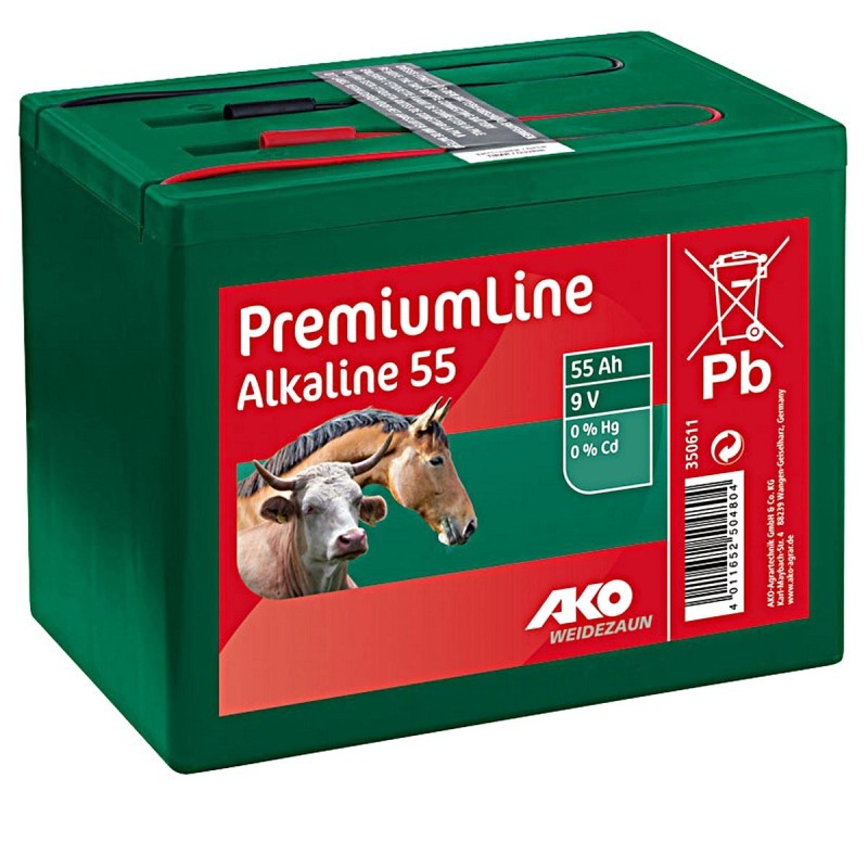 Ako alkaline batterij 9V 55ah