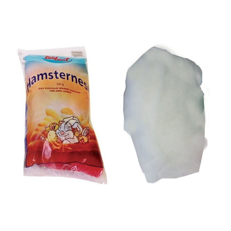 Hamsternest Zoobest wit 30 gram