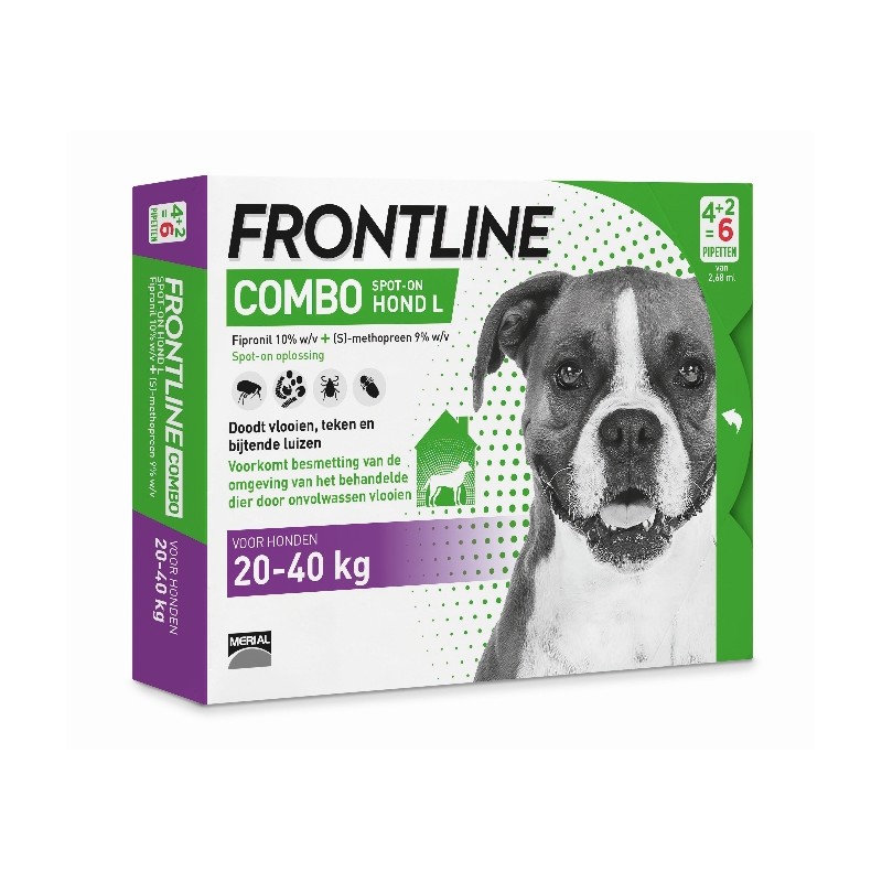 Frontline Combo hond L 20-40 kg 3 pip.