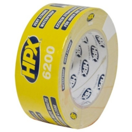 Duct tape pantsertape geel 25 meter