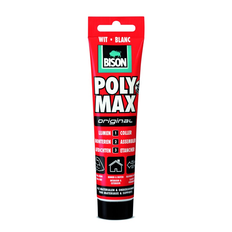 Bison Poly Max Original 165 gram wit