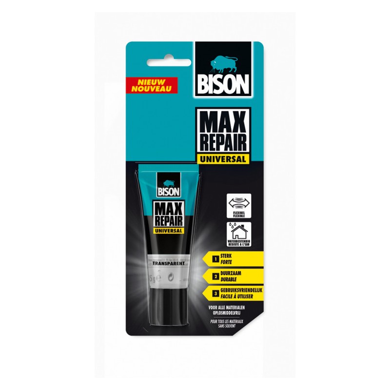 Bison lijm Max Repair Universeel 45 gram