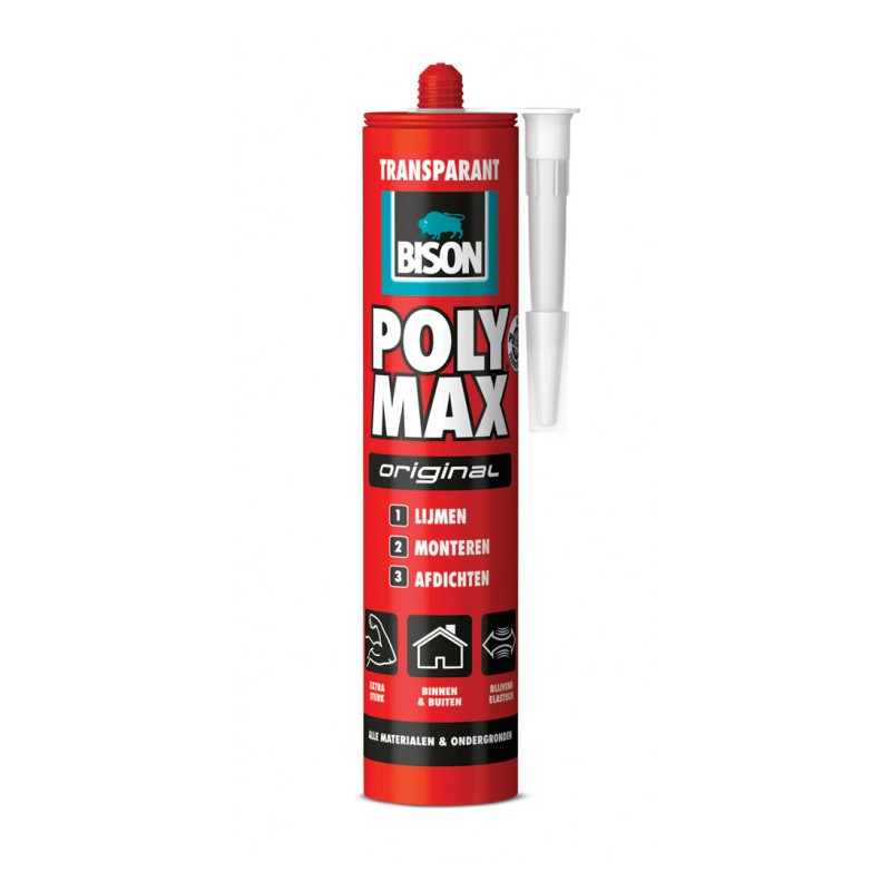 Bison Poly Max Original transparant 300gr