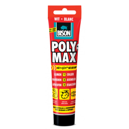 Bison Poly Max Express montagelijm wit 165gr