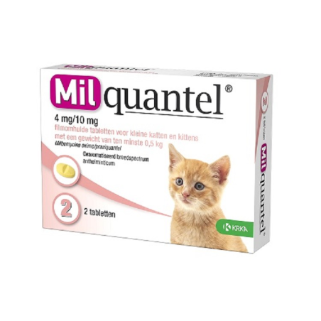 Milquantel Wormtablet Kleine Kat Kitten 2 Stuks Krka