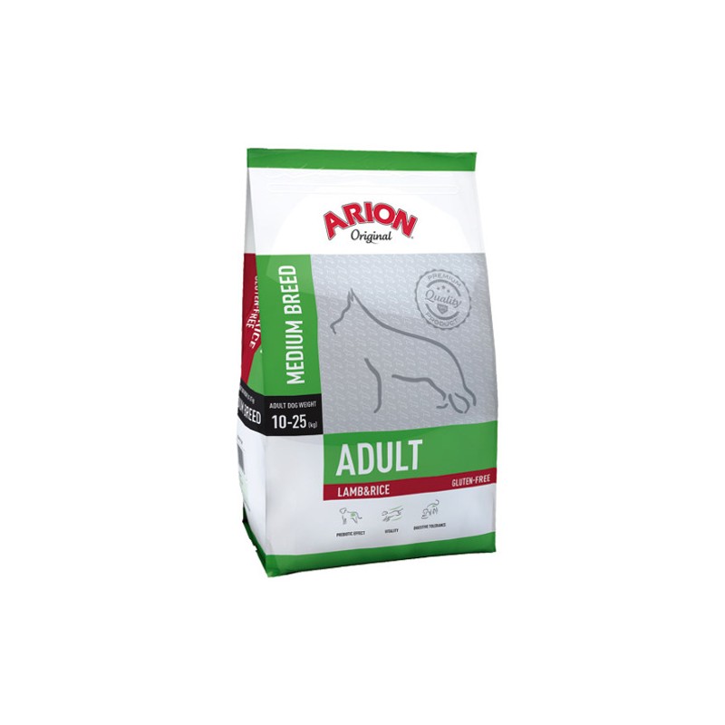 Arion hond Original adult Medium lam & rijst 12 kg