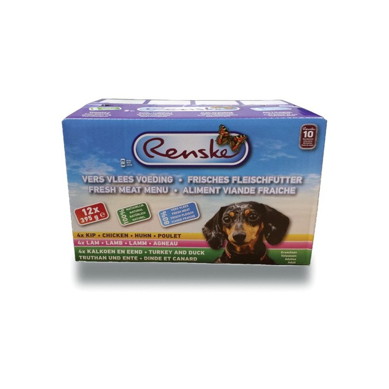 Renske hond adult vers mixdoos 12x395 gram