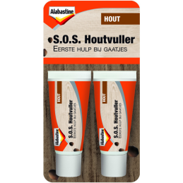 Alabastine houtvuller SOS wit 2 x 20 ml