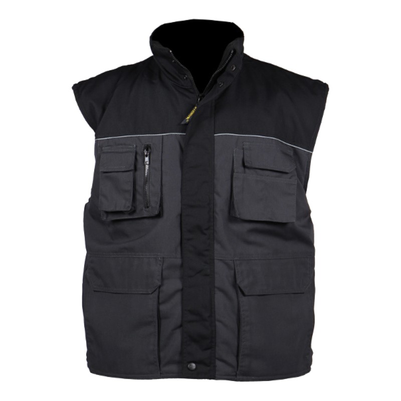 Bodywarmer Marcus antraciet/zwart