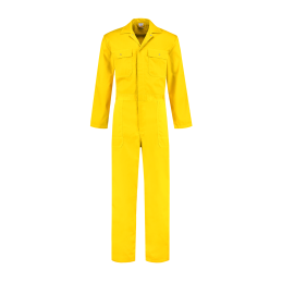 Kuipers overall polyester / katoen geel