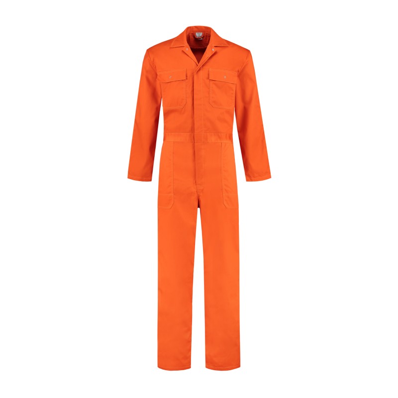 Kuipers overall polyester / katoen oranje