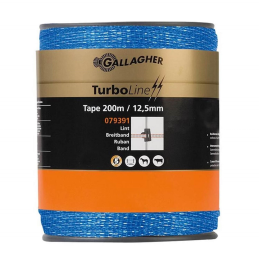 Blauw schriklint Turboline 12.5mm 200 meter