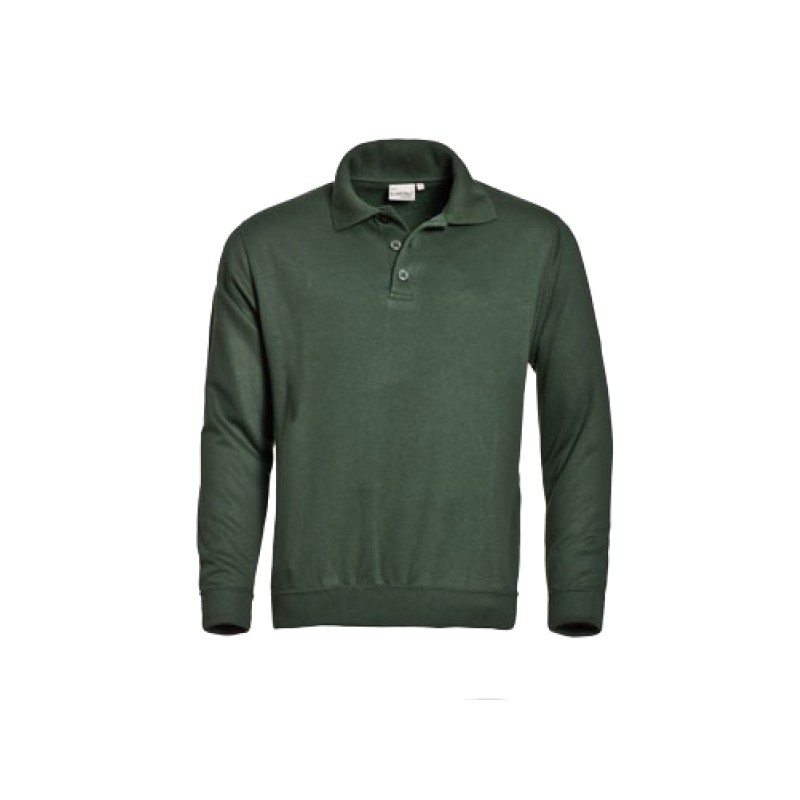 Groene sweater met polokraag