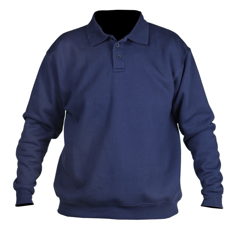 Sweater met polokraag marine