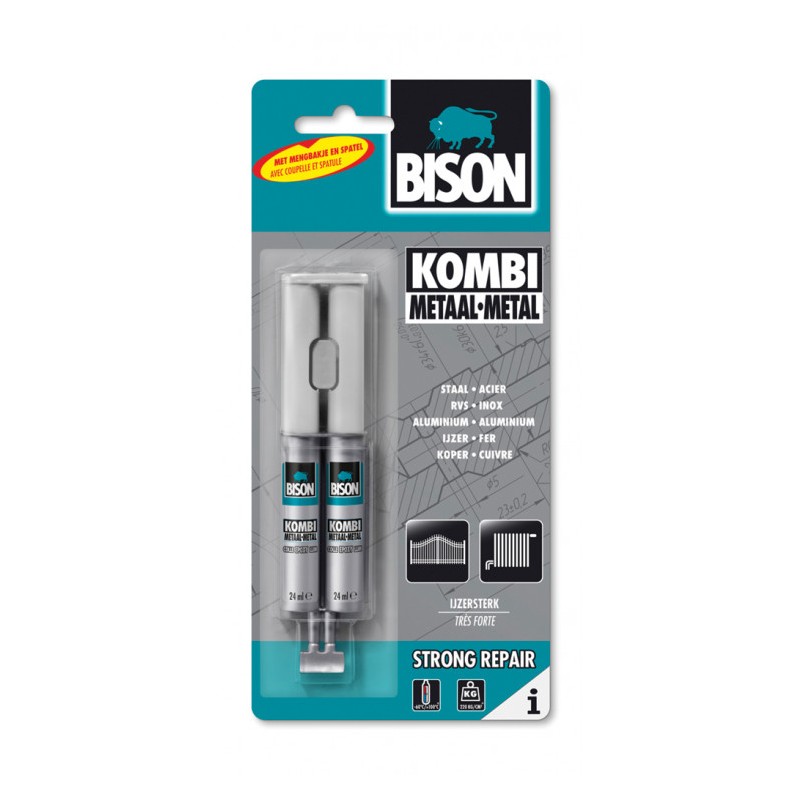 2-componentenlijm Kombi Metaal 24 ml